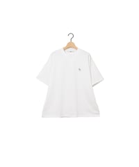 " Dalahäst " half sleeve tee / amn-CS-081 / White