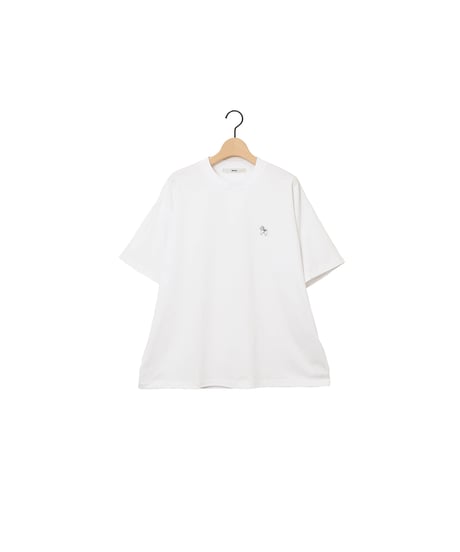" Dalahäst " half sleeve tee / amn-CS-081 / White