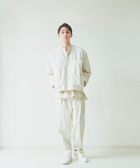 HORSE CLOTH clerk blouson / amn-BL-012 / Olive