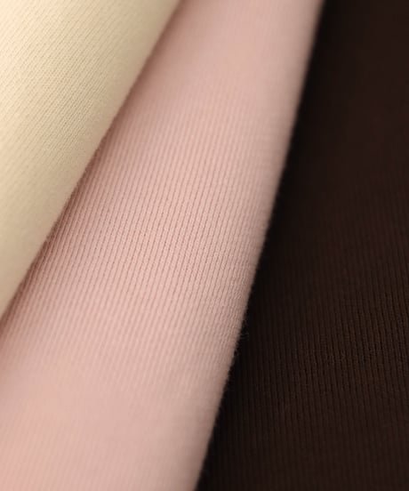 FRENCH TERRY oval crew / amn-CS-084 / Chocolate