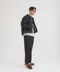 12.8DENIM omit blouson / amn-BL-022 / Indigo