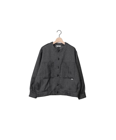 HERRINGBONE clerk crew / amn-BL-015 / Gray