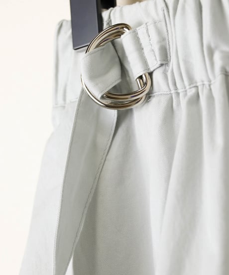 BURBERRY belted skirt / amn-SK-002 / Celadon