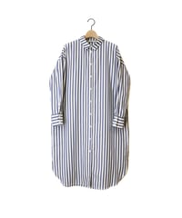 STRIPE dolman dress / amn-DR-006 / NAVY
