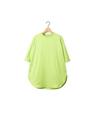 JERSEY round hem tee / amn-CS-077 / Lime