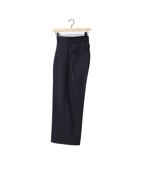 GABARDINE whale's slacks / amn-PT-046 / Navy