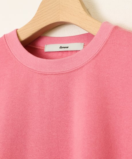 MINI TERRY half sleeve crew / amn-CS-075 / Pink