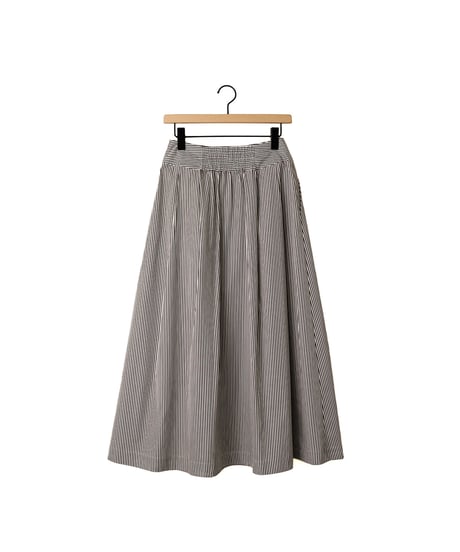 STRIPE skirt / amn-SK-001 / Brown