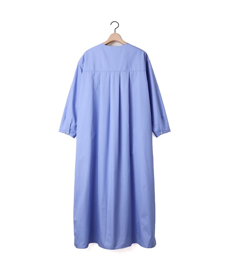 BROAD bibyoke dress / amn-DR-008 / Blue