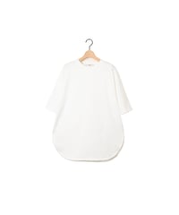 JERSEY round hem tee / amn-CS-077 / White