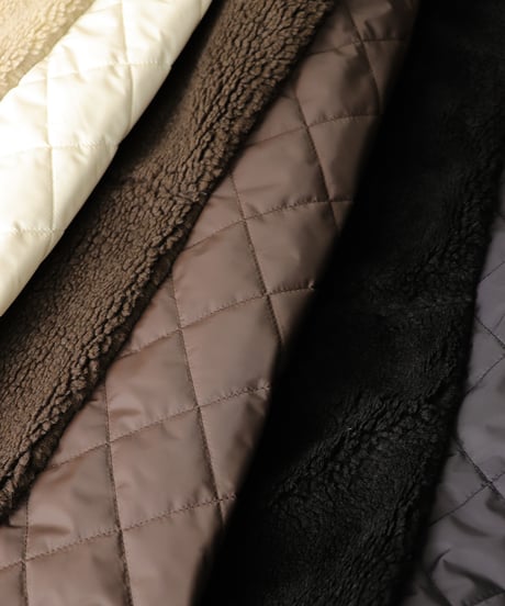BOA/QUILT useful coat / amn-CT-013 / Ivory