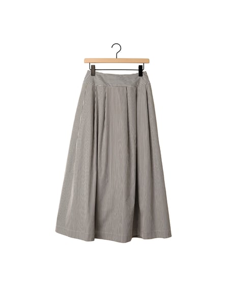 STRIPE skirt / amn-SK-001 / Brown