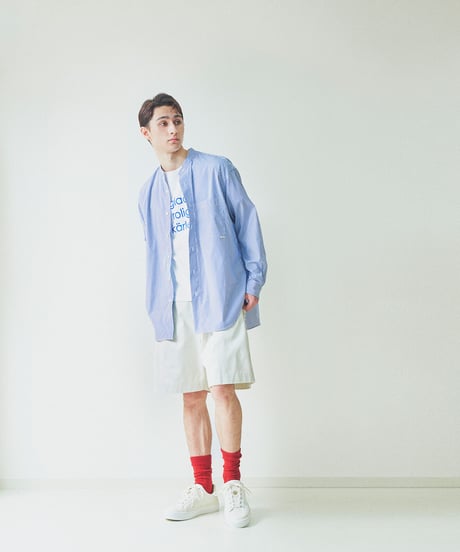 CHINO short orca's / amn-PT-026 / Ivory