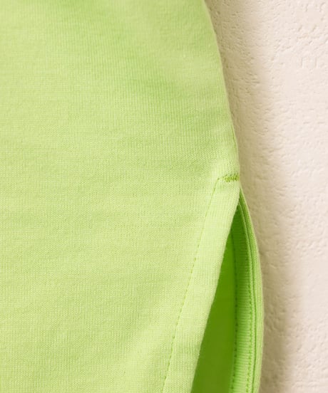 JERSEY round hem tee / amn-CS-077 / Lime