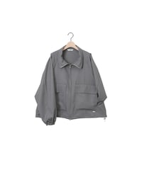 GABARDINE covered blouson / amn-BL-019 / Heather