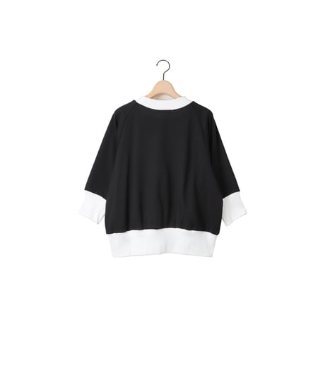 GIZA 3/4 crew / amn-CS-059 / Black