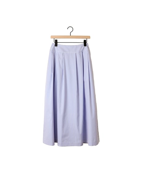 STRIPE skirt / amn-SK-001 / Sax