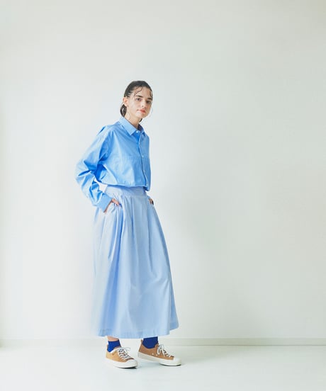 TYPEWRITER covered shirts R.C / amn-SH-036 / Blue