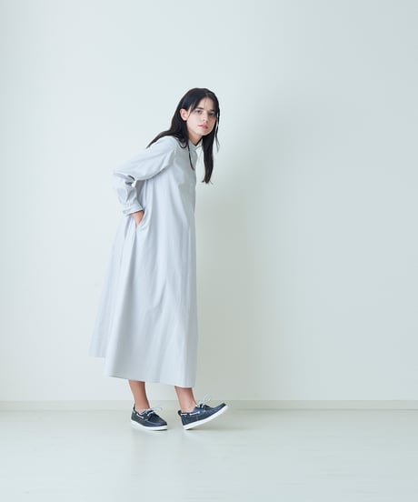 PIMA STRIPE cone dress / amn-DR-010 / Red