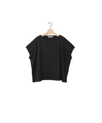 CIRCULAR RIB sleeveless gride / amn-CS-078 / Black