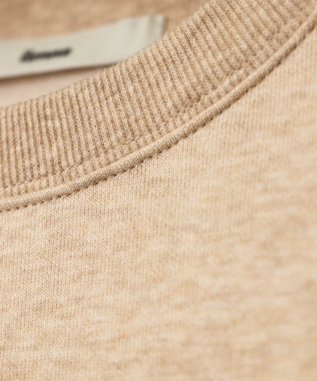 MINI TERRY bottie crew / amn-CS-091 / Heather Beige