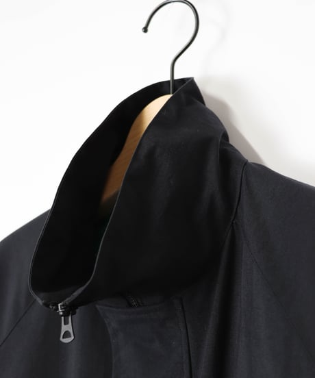 NYLON OX covered coat / amn-CT-016 / Black