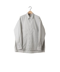 PIMA STRIPE covered shirts / amn-SH-043 / Gray