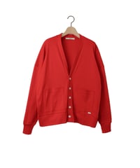 GIZA round cardigan / amn-CS-027 / Red