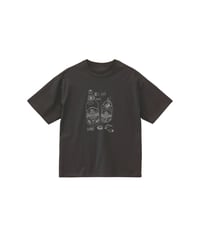 " skål " half sleeve tee / amn-CS-104 / Carbon