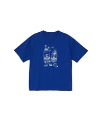 " skål " half sleeve tee / amn-CS-104 / Blue