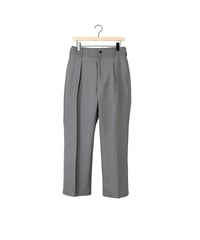GABARDINE eel's slacks / amn-PT-036 / Heather