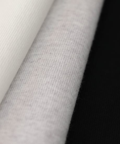 OPENEND round hem tee / amn-CS-083 /Ash