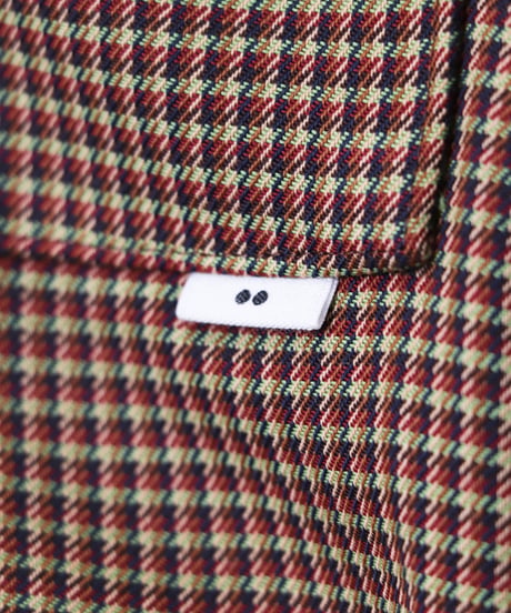 NON MULESED CHECK covered blouson / amn-BL-021 / Brown