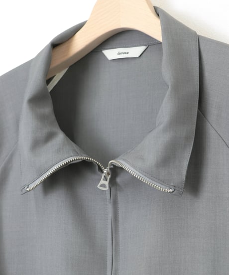 GABARDINE covered blouson / amn-BL-019 / Heather