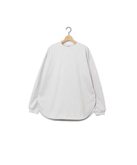 OPENEND round hem tee / amn-CS-083 /Ash