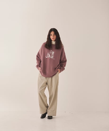 " LOVER " crew / amn-CS-070 / Ash