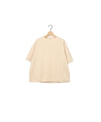 TWISTED JERSEY half sleeve bottie / amn-CS-092 / Cream