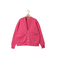 GIZA round cardigan / amn-CS-057 / Pink