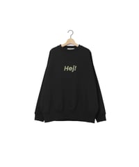 " Hej! " crew / amn-CS-087 / Black