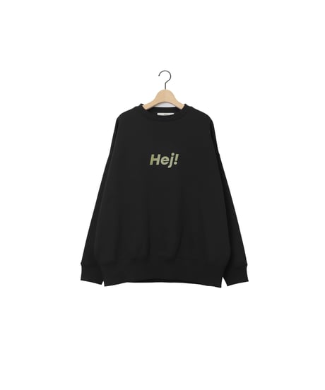 " Hej! " crew / amn-CS-087 / Black