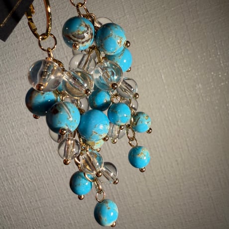 Turquoise chandelier