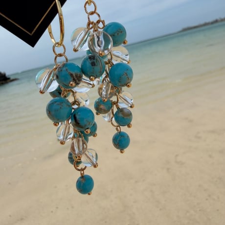 Turquoise chandelier