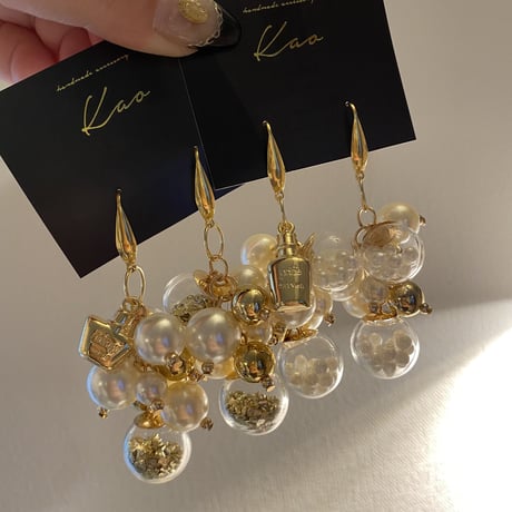 glass dome𓂃 𓈒𓏸pearl or gold？追記あり