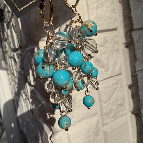 Turquoise chandelier