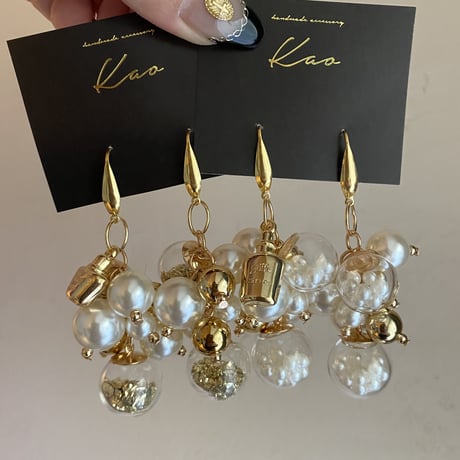 glass dome𓂃 𓈒𓏸pearl or gold？追記あり