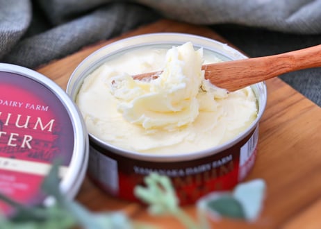 【３缶】山中牧場のプレミアム発酵バター（赤３缶）