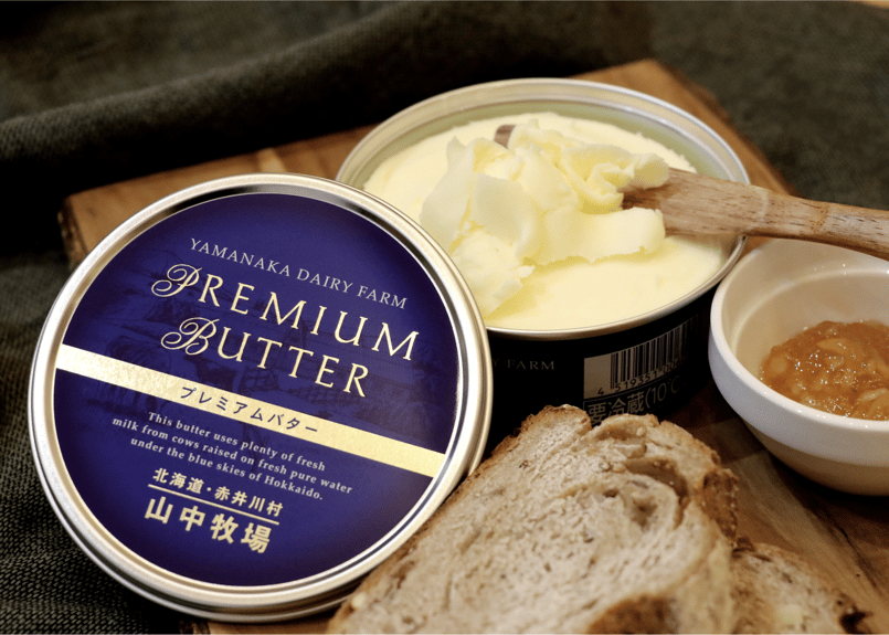1缶】山中牧場のプレミアムバター （青缶） | かしづく