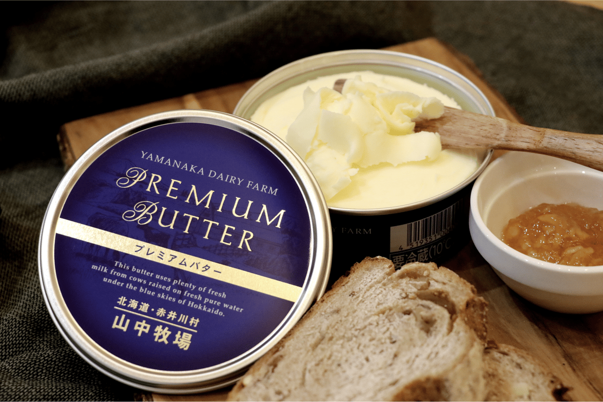 1缶】山中牧場のプレミアムバター （青缶） | かしづく
