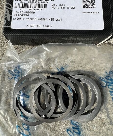CampagnoloFC-RE009ウルトラトルククランクワッシャー(当店は１個バラ売りです。)
