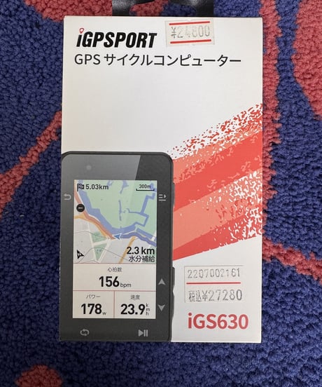 サイクルコンピューター iGS630